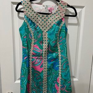 Lilly Pulitzer Colorful Shift Dress - Size 4